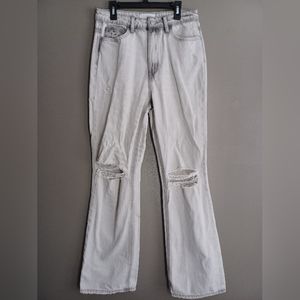 Vervet By Flying Monkey Jeans Acid Wash hi rise Flared